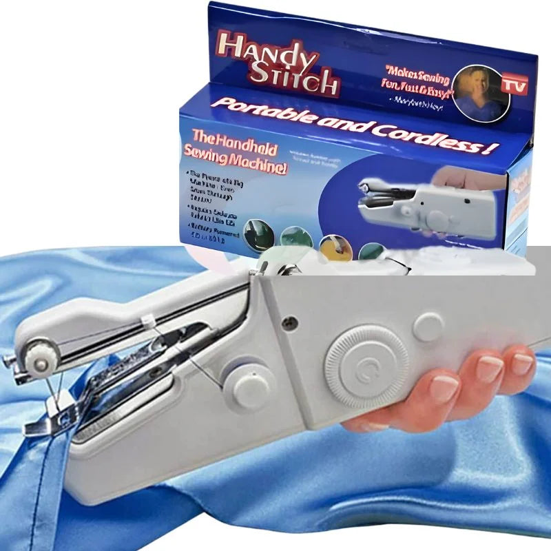 Mini Handheld Sewing Machine | Cordless Portable Stitching Tool for Quick Fabric Repairs